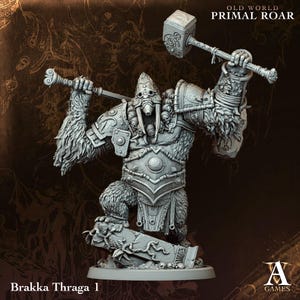 Brakka Thraga - Monkey Barbarian - Archvillain Games -  Fantasy - D&D - Pathfinder -  Monster