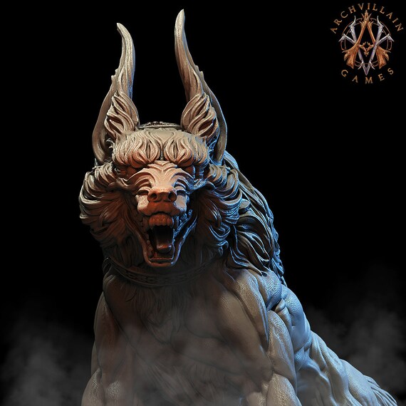Fenris - Fenrir the Lycan God - Miniature - D&D - Fantasy - Etsy