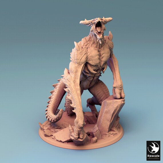 Bat Dragon - Vampire Beast - Miniature - Fantasy - D&D