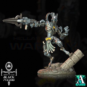 Keteph Ankhesh - Ägyptische Roboterinfanterie - Miniature - D&D - Sci-Fi - Kriegsspiel