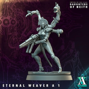 Eternal Weavers - Space Robot Infantry - Miniature - D&D -  Sci-Fi - Wargame -