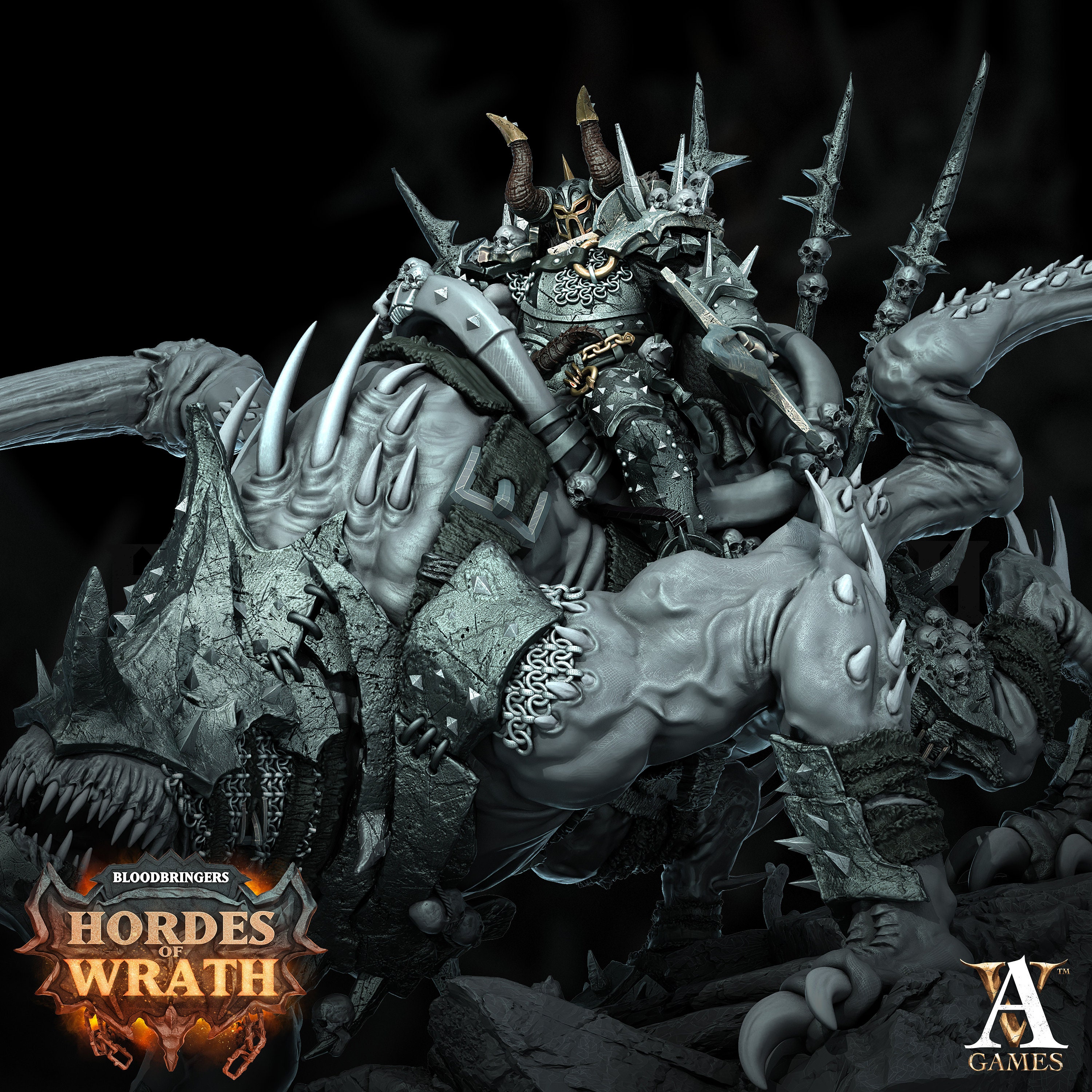 Harbinger of Gorkal - Chaos Lord - Archvillain Games - Fantasy