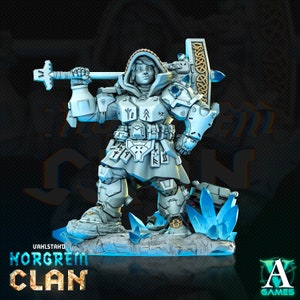 Norgrem Gemsourcer - Space Dwarf Miners - Miniature - D&D -  Sci-Fi - Wargame