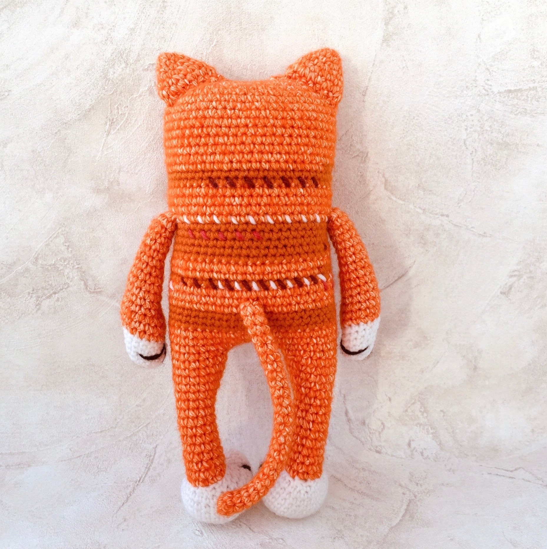 CAT CROCHET PATTERN: Tom the orange Cat easy Amigurumi pdf | Etsy