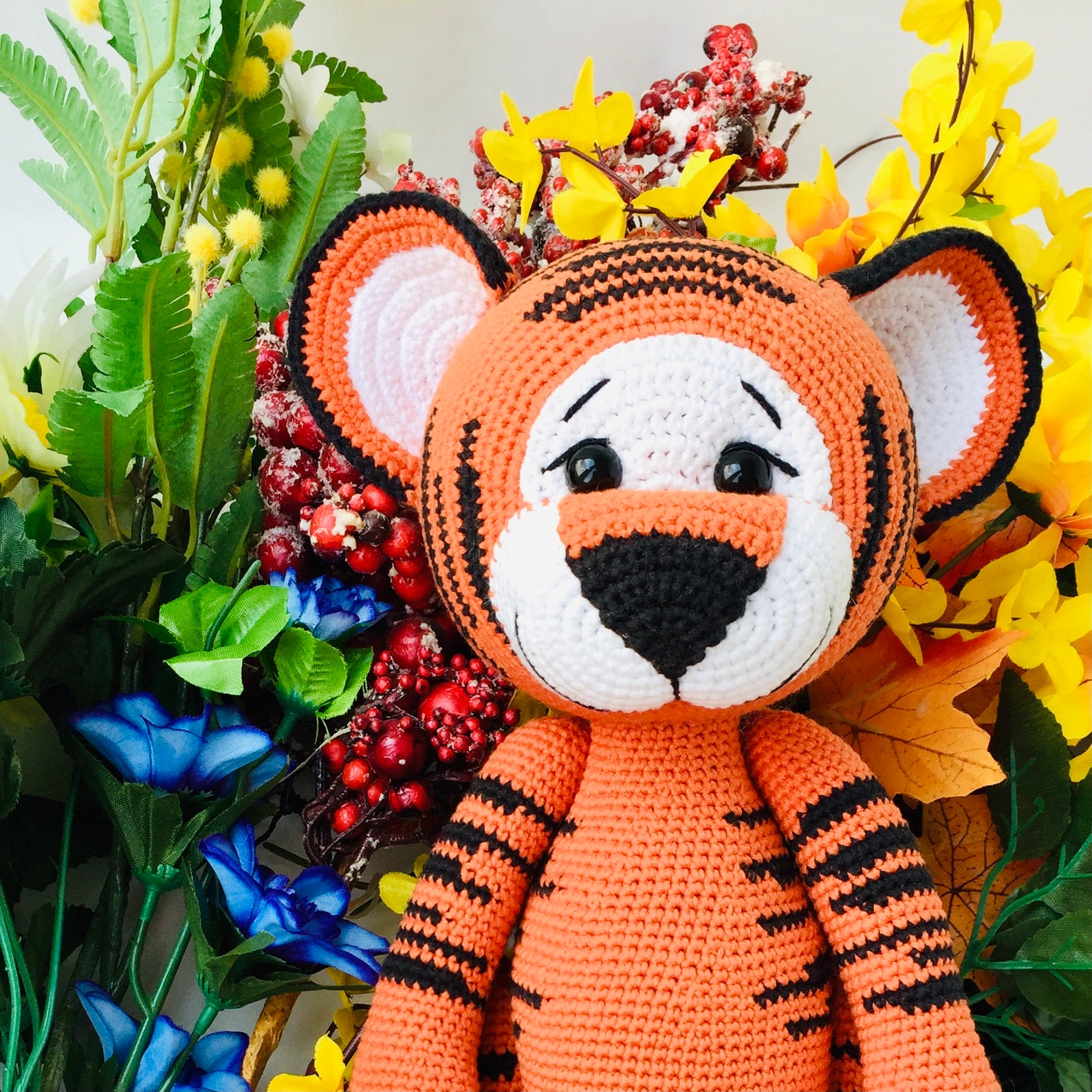 CROCHET TIGER PATTERN Amigurumi pdf tutorial Animal handmade | Etsy