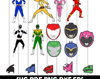 Download Power Rangers Svg Etsy