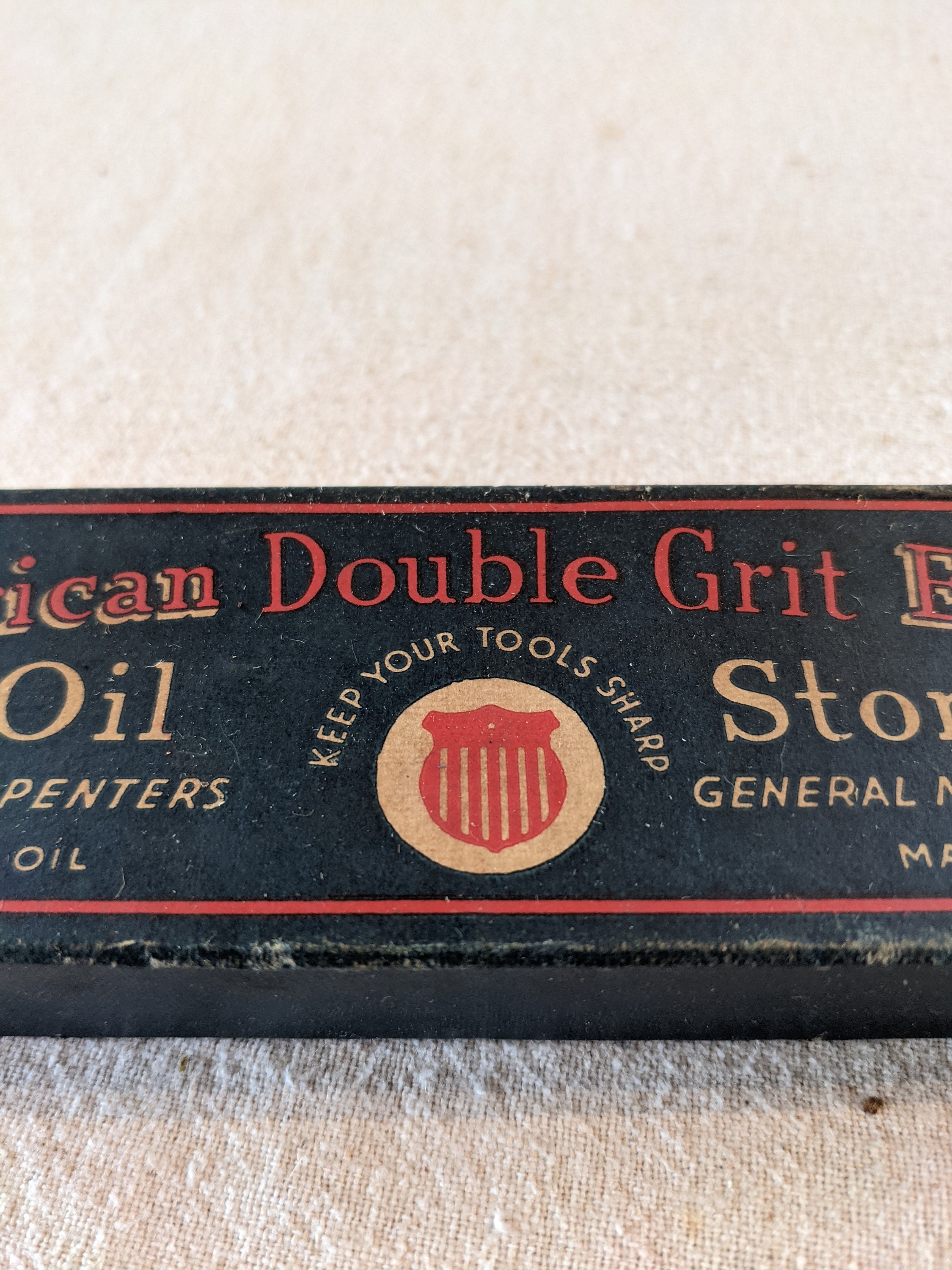 Vintage American Double Grit Emery Oil Stone No. AE7 NEW in Etsy