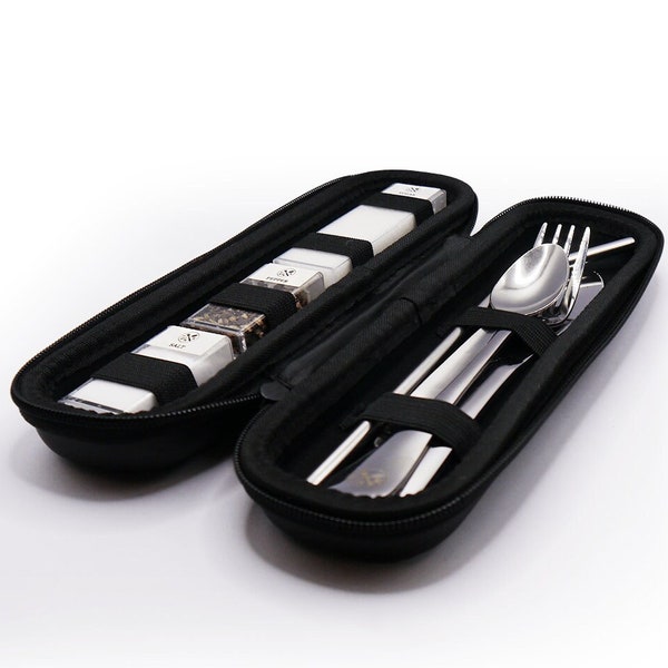 Nomads Pocket Kitchen - Perfect Father’s Day gift. Everday Cutlery kit - Great for work, hiking, camping & trips. Eat on the go with luxury.