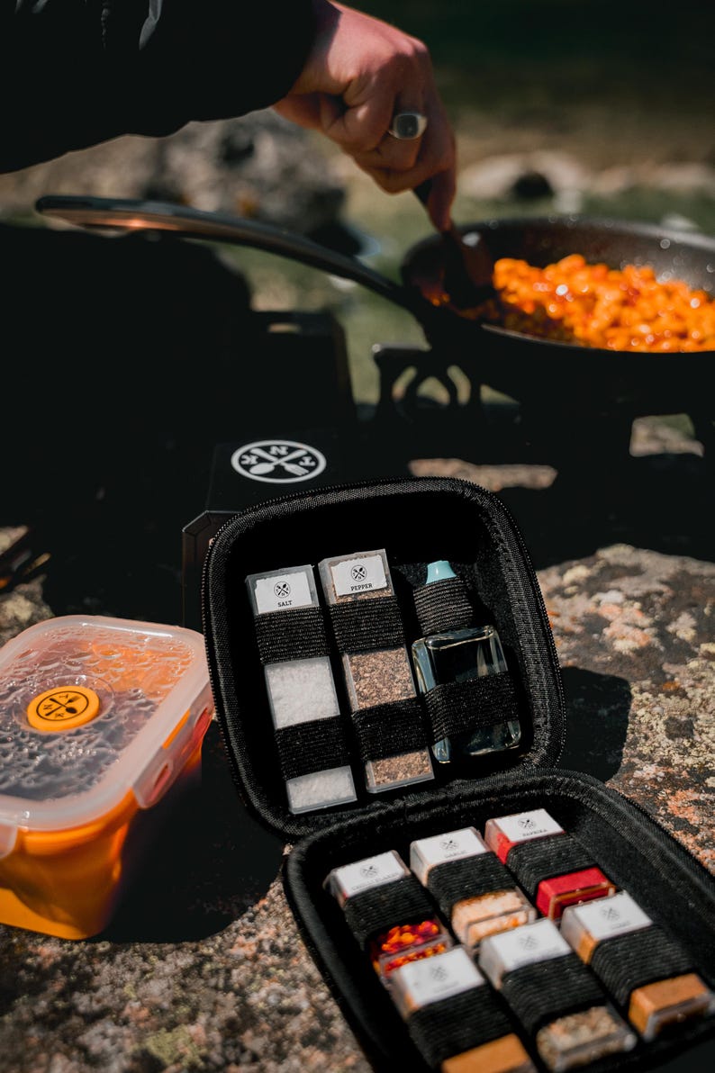 Camping Spice Rack – Portable Outdoor Seasoning Kit | Perfect Christmas Gift for Foodies, Campers, BBQ Lovers + Van Lifers image 7