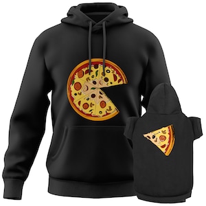 Cute Matching Dog And Owner Outfit Sweater - Pizza Pie Pizza Slice Pet & Owner Matching Hoodie Sweatshirt Cute Dog Clothes