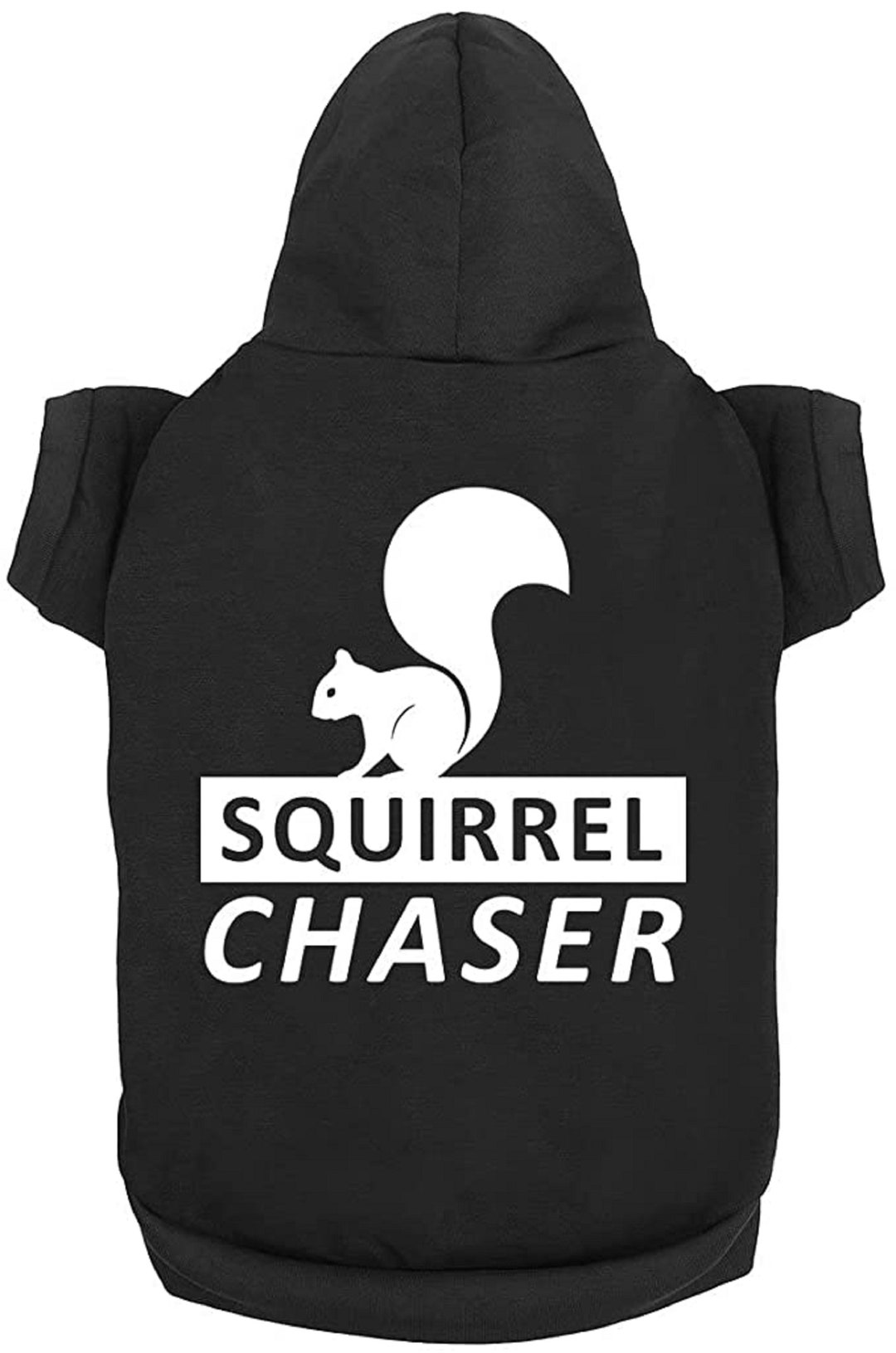 Funny Dog Hoodies Squirrel Chaser Cute Dog Clothes Pet Puppy Cat Sweatshirt Dog Accessories for