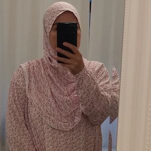 Prayer Dress,Jilbab,Maxi Dress,Muslim Women Prayer Garment, Long Dress, Khimar, Islamic Dress, Hijab, Salah dress, Prayer Set,ramadan gift