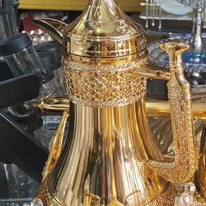 Termo estilo Oriente Medio: Cafetera de vidrio de 1 l y 700 ml