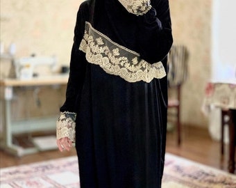 Luxus Gebetskleid, Abaya, Jilbab, Maxikleid, langes Kleid, Khimar, Islamisches Kleid, Gebet Abaya, Gebetsset, Islamisches Geschenk, Hijab,Gebetsrobe