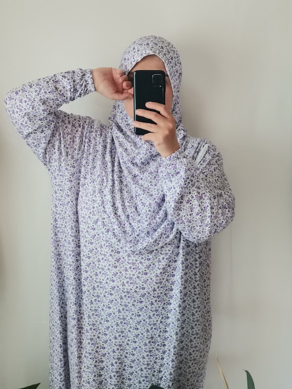 One Peace Cotton Prayer Dress, Prayer Set, Prayer Abaya