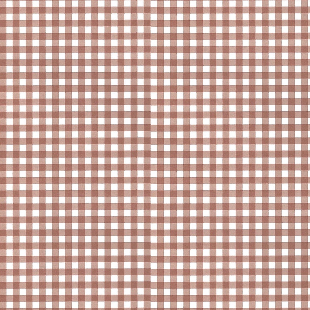 Gingham Check Fabric, Autumn Colours, !00% Cotton Fabric by the Half ...