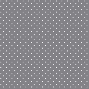 Small Polka Dot Fabric, Grey, 100% Cotton by the Half Metre