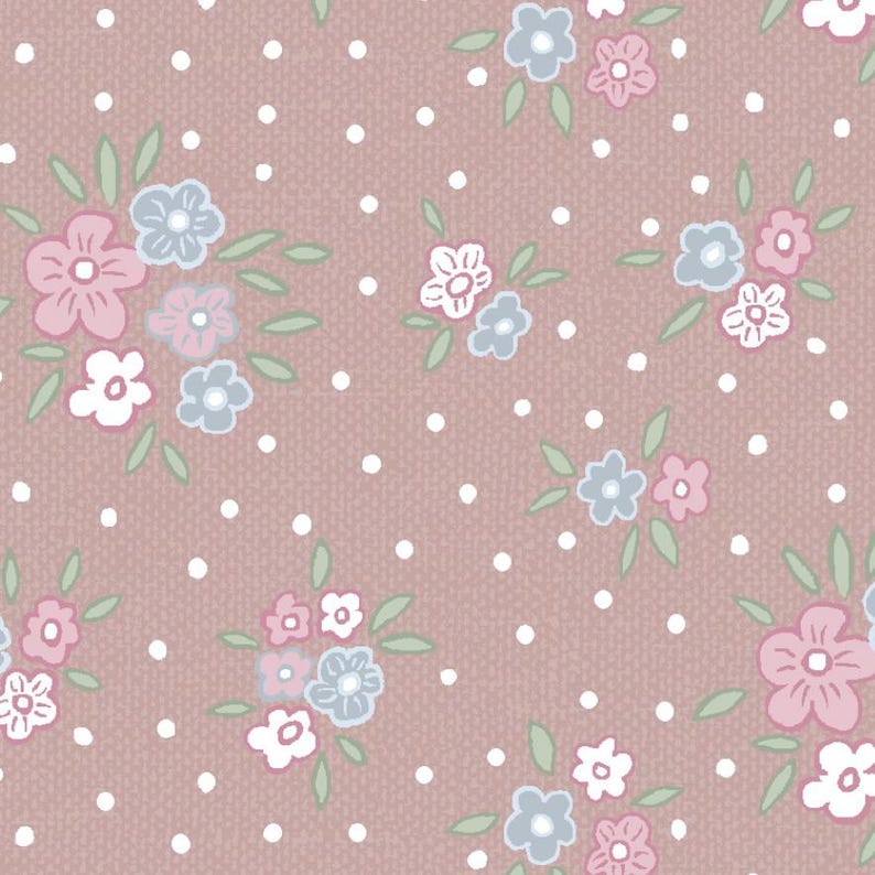 Cute Cottage Fabric, Cozy Village, Houses Fabric, 100% Cotton Sold by the Half Metre image 7