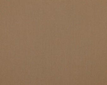 Taupe Cotton Fabric, Beige-Brown, 100% Cotton Solids, 150cm Wide, Sold by the Half Metre