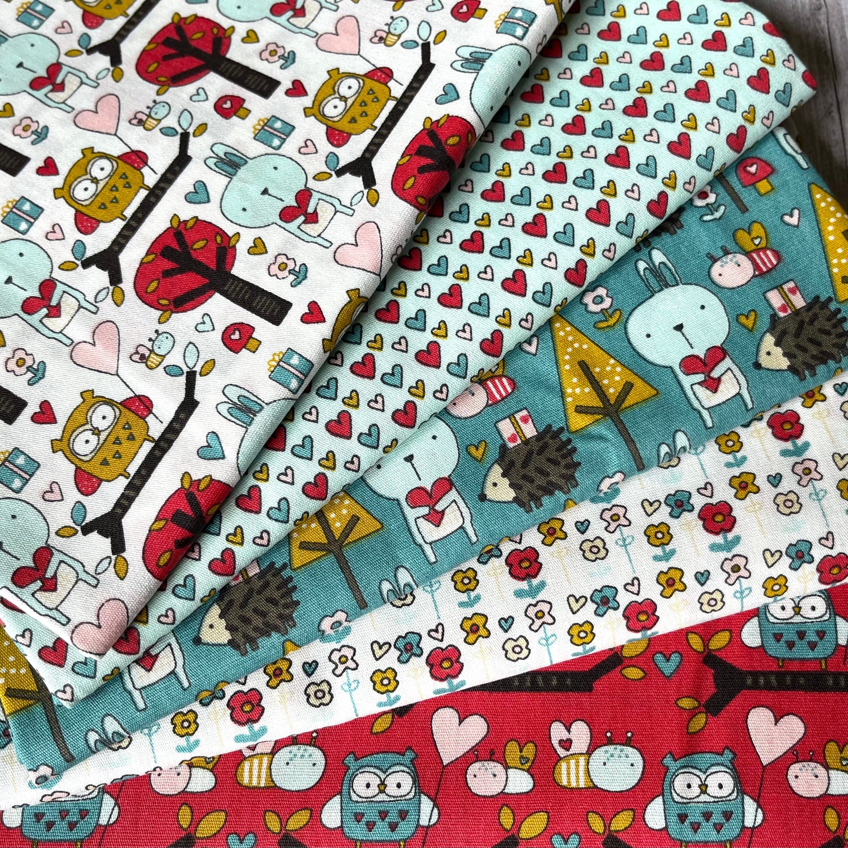 Baumwollstoff Mit Eulen-Druck – 100% Baumwolle, 50x160 Cm, Perfekt Zum Nähen
