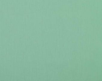 Mint Green Cotton Fabric, 100% Cotton Solids, 150cm Wide, Sold by the Half Metre