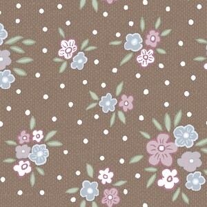 Cute Cottage Fabric, Cozy Village, Houses Fabric, 100% Cotton Sold by the Half Metre image 4