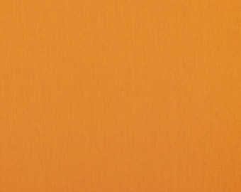 Pumpkin Orange Cotton Fabric, 100% Cotton Solids, 150cm Wide, Sold by the Half Metre