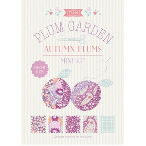 Tilda Autumn Plums Mini Kit, Garden Plum Collection, 500021