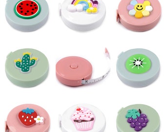 Retractable Measuring Tape with 3D Image, Metric and Imperial, 150cm/59" long, Different Designs