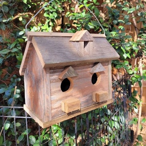 Wooden Birdhouse "The Dormer"