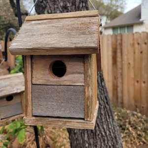 Wooden Birdhouse "The Birder" 2 pack bundle