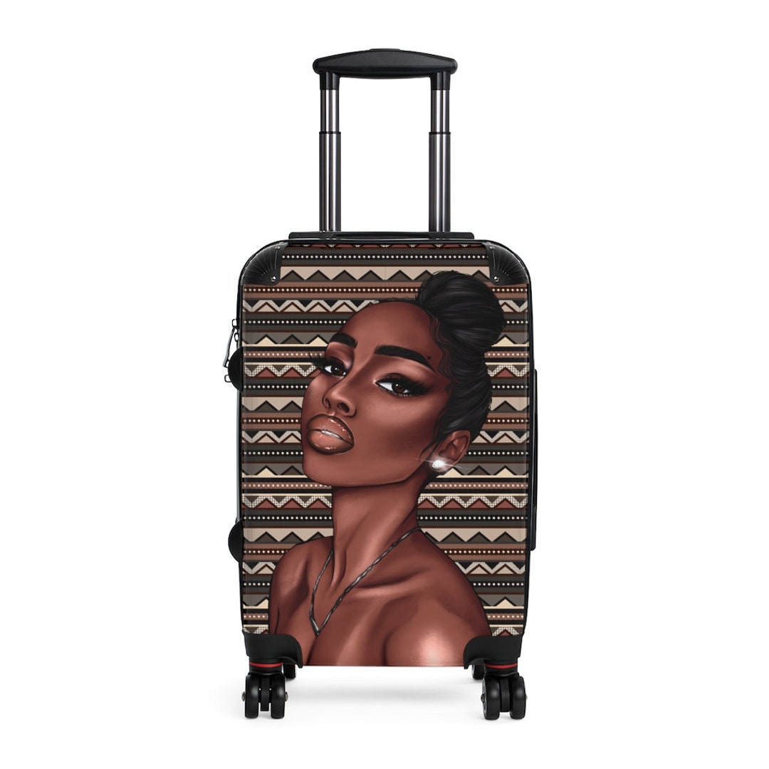 Suitcase for Women Black Girl Luggage African American Etsy