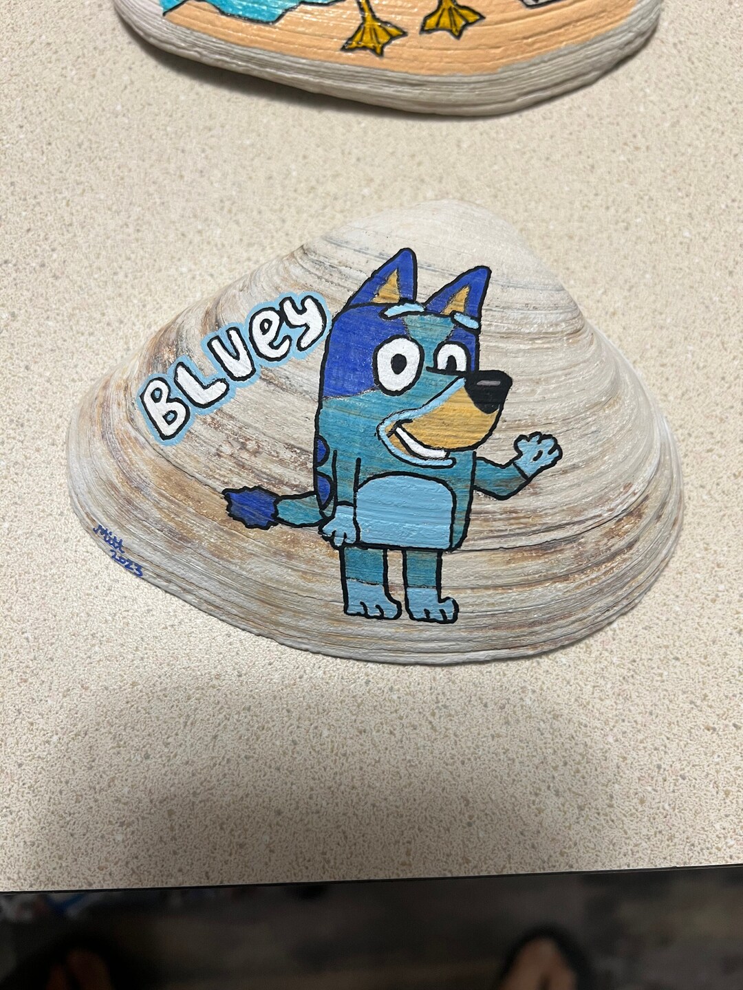 Clamshell Featuring Bluey Handmade - Etsy