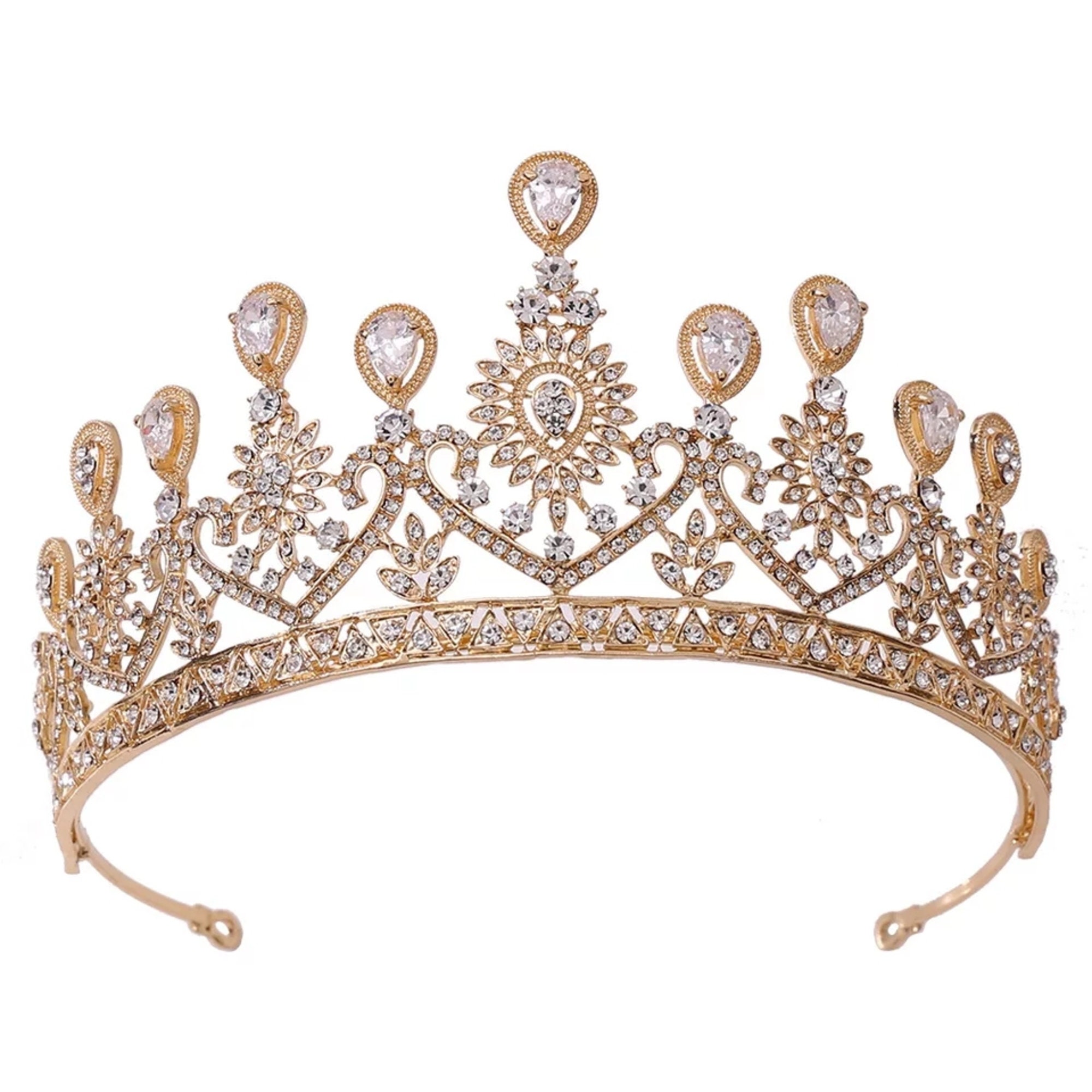 Bridal Wedding Gold/silver Tiara Wedding Bridal Crown - Etsy