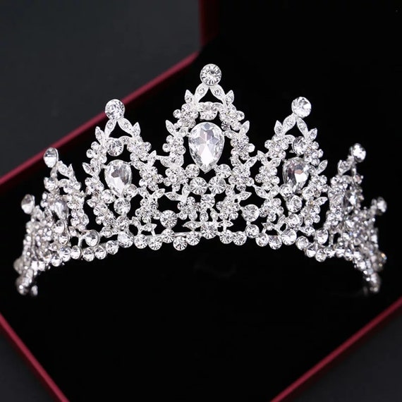 Siver Bridal Crown Tiara for Bridal Wedding Wedding - Etsy