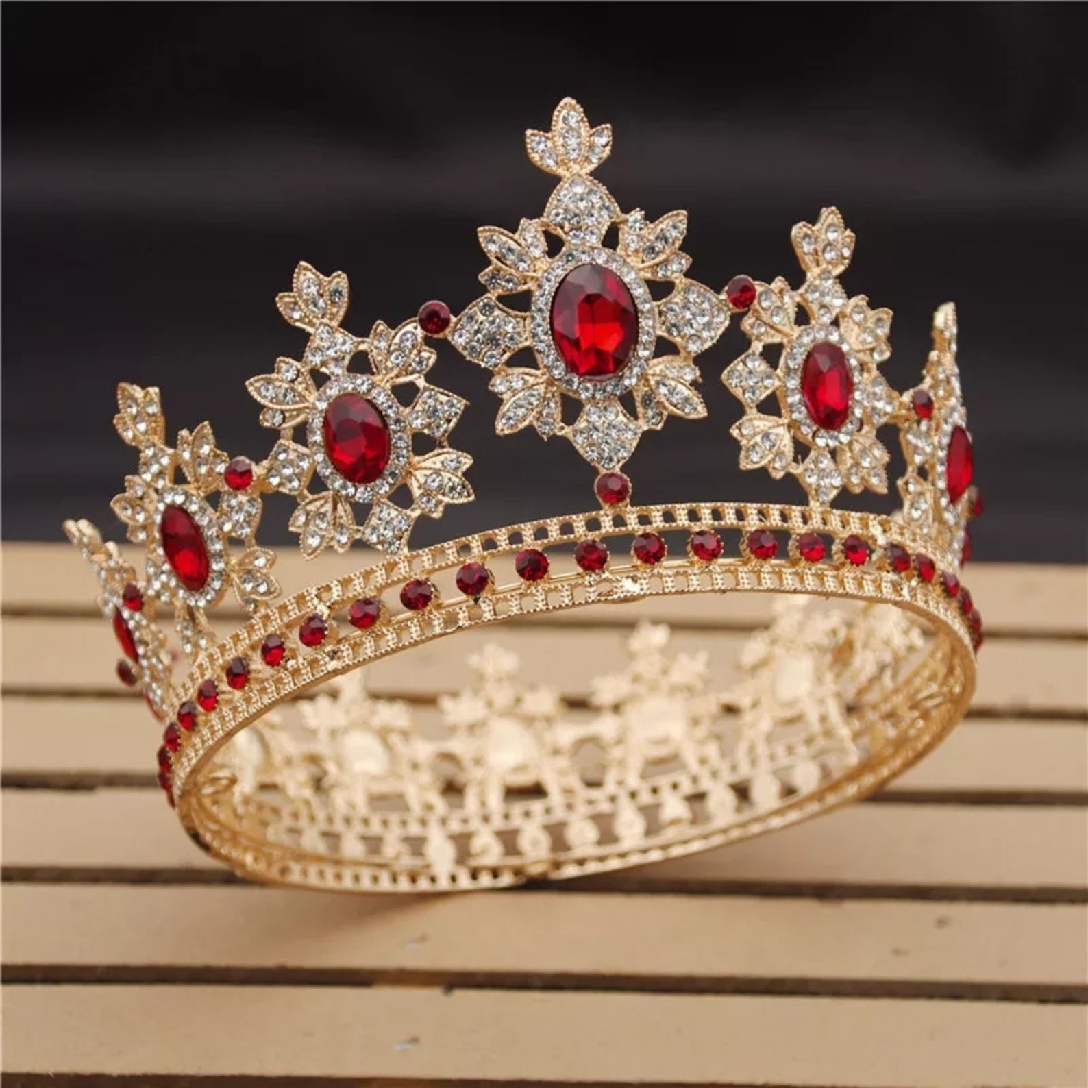 Luxury Royal King Queen Wedding Crown Bridal Tiara and Crown | Etsy