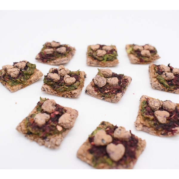 Biscuits croquants pour lapins et cochons d’Inde. Petites friandises pour animaux de compagnie - toutes naturelles.