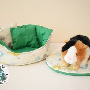 Comfortable cuddle cup bed for guinea pig, hedgehog, chinchilla, rat image 4