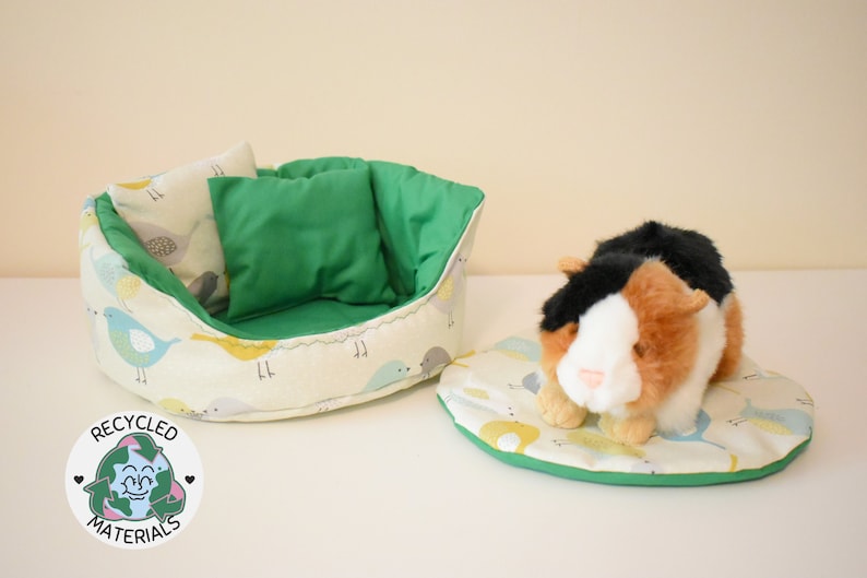 Comfortable cuddle cup bed for guinea pig, hedgehog, chinchilla, rat image 4