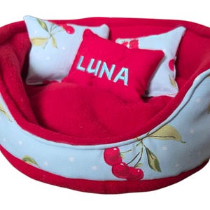 Snuggle bed for guinea pig, personalised bed for guinea pig