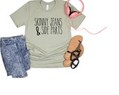 Skinny jeans and Side parts T shirt 90s Millenials shirt old people shirt