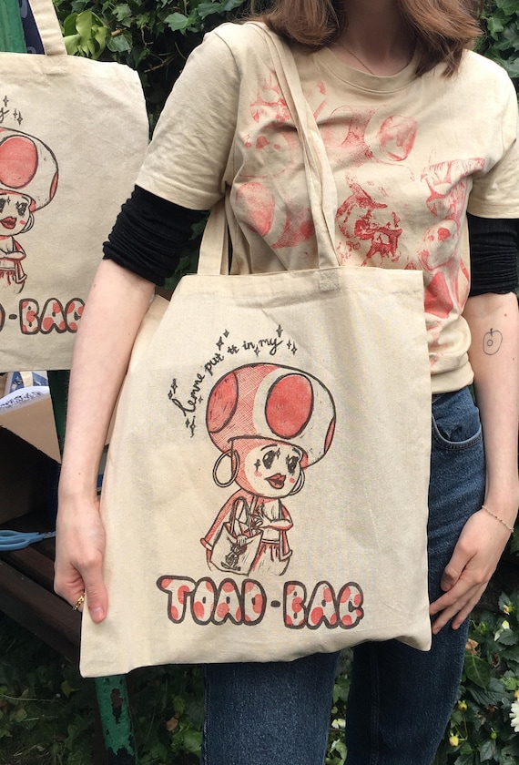 Buy Yeah Toadally Eco Tote Bag, Toad Bag Tote, Mushroom and Frog Tote,  Cottagecore, Frog Bag, Reusable Bag, Market Tote, Frog/toad, Goblincore  Online in India - Etsy