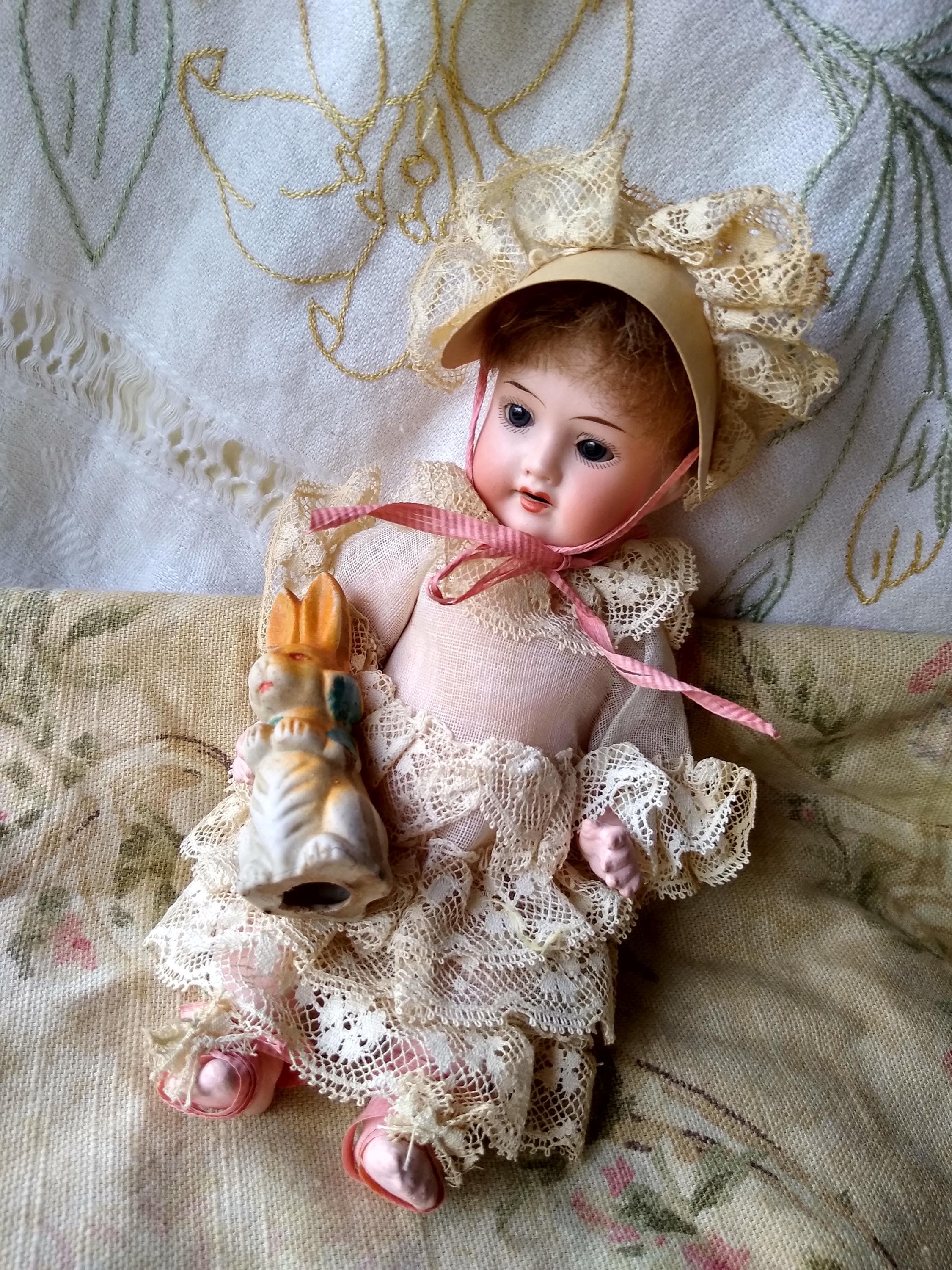 Antique French Mignonette Doll - Etsy