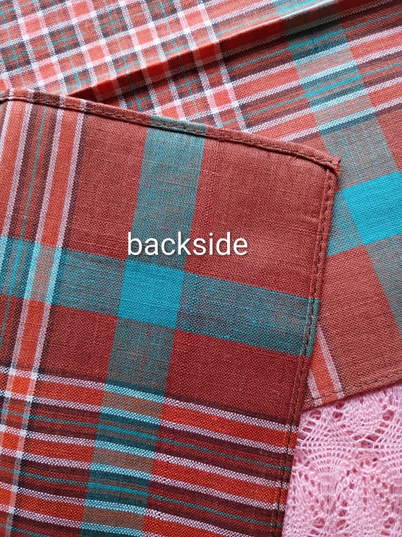 Vintage Buttersc Gentlemen's POCKET SQUARES (2) French Woven Men's/Ladies Handkerchiefs Bridegroom Hankie View 4