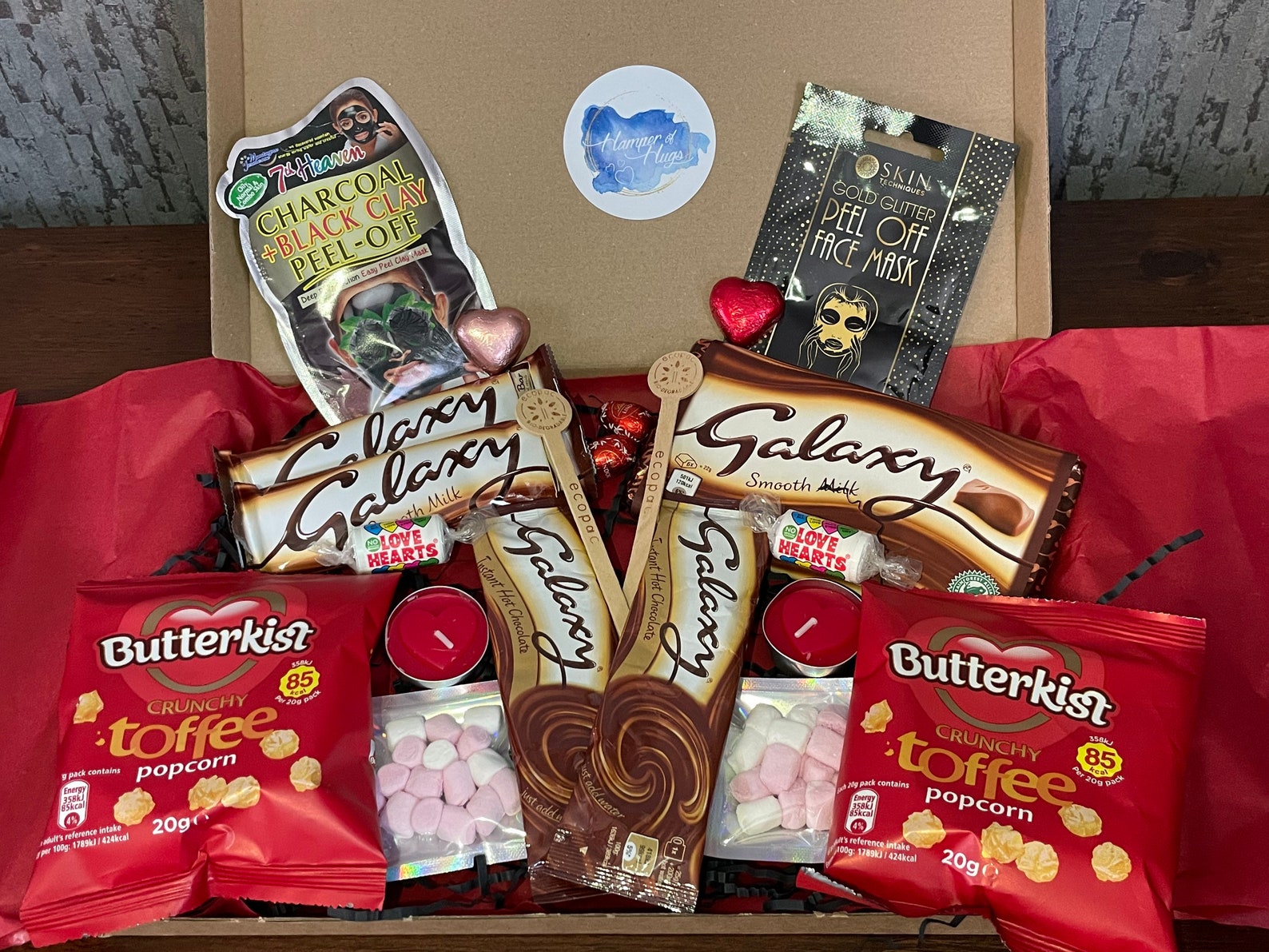 Date night galaxy chocolate hamper treat box date night Lindt Etsy