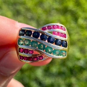 Vintage 585er Gold TriColor Ring