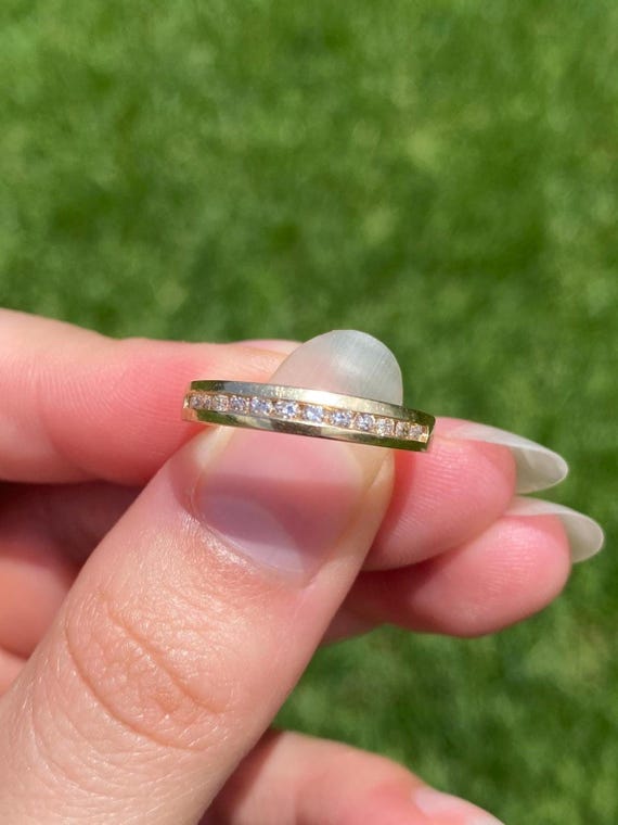 Vintage 14k Diamond Band