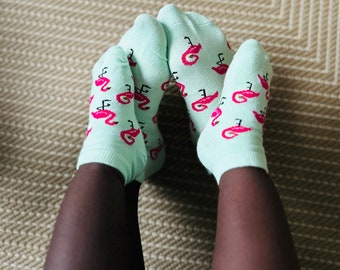 Chaussettes matching mère et fille