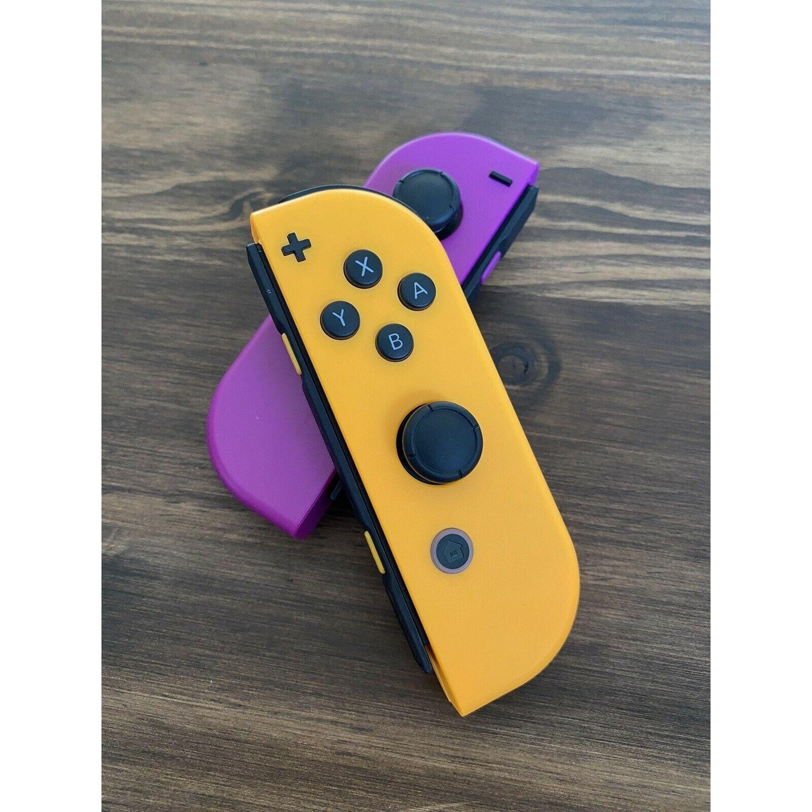 Customized Purple and orange JoyCon Left and Right for the Etsy