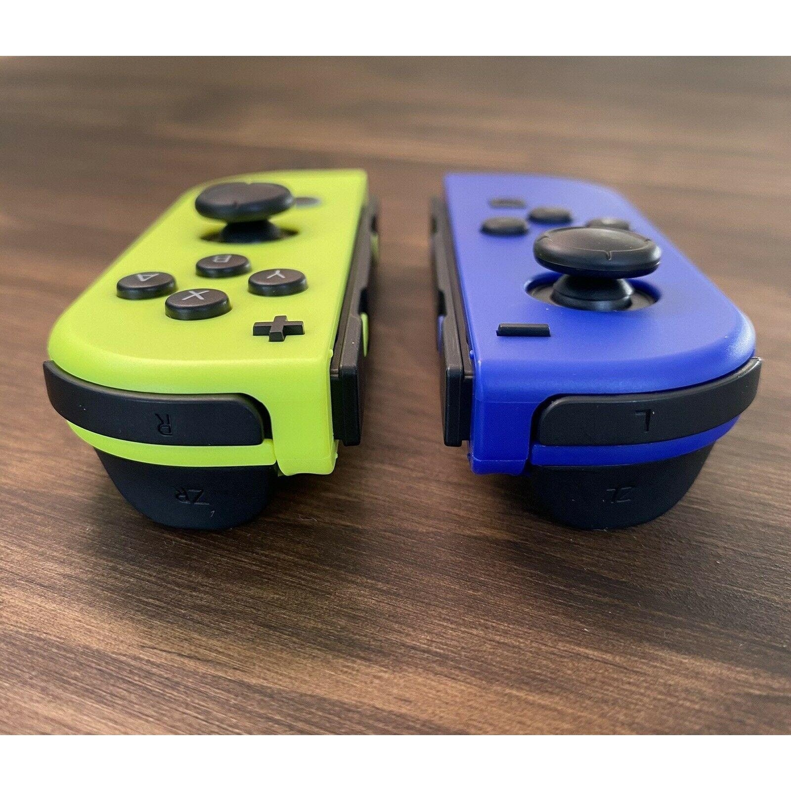 Customized Dark blue neon yellow JoyCon Left and Right for Etsy